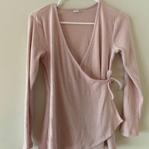 Old Navy wrap-style top